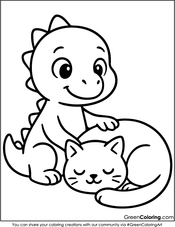 Download Free Dinosaur Coloring Pages Printable