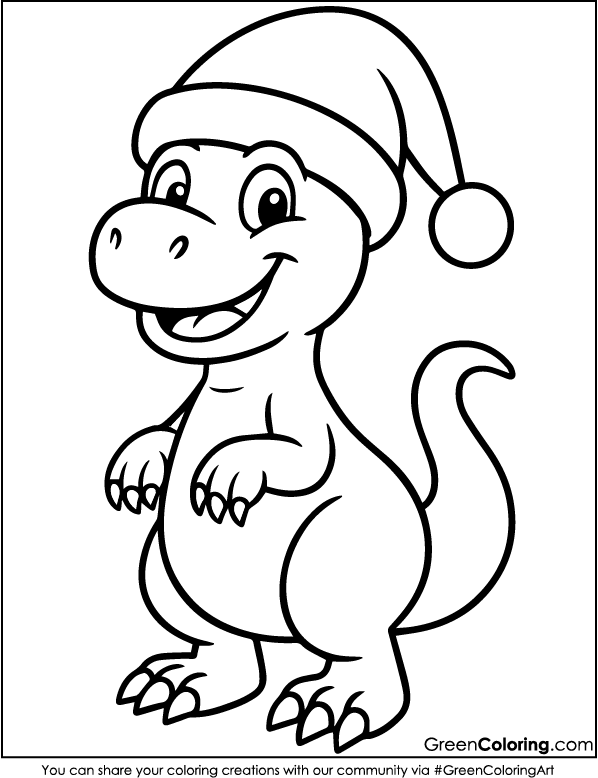 Free Dinosaur Coloring Pages Printable