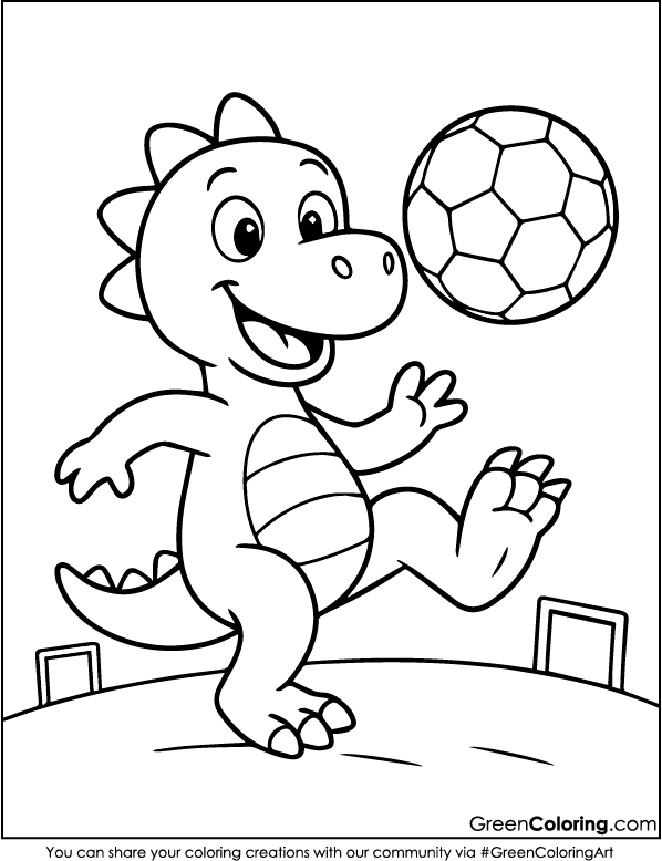 Dinosaur Coloring Page