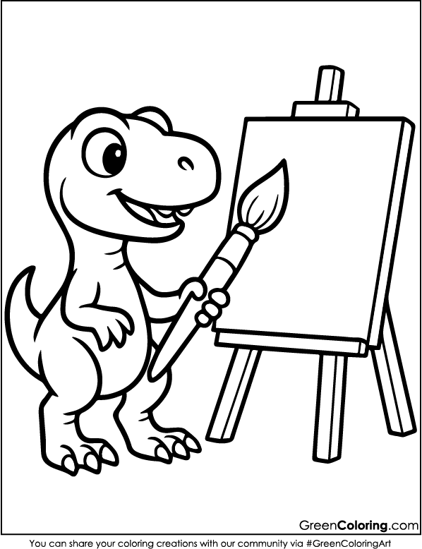 Dinosaur Coloring Sheets
