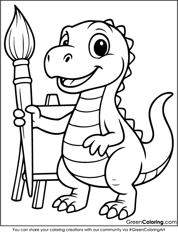 Dinosaur Coloring Pages