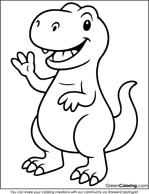 Dinosaur Coloring Pages Printable
