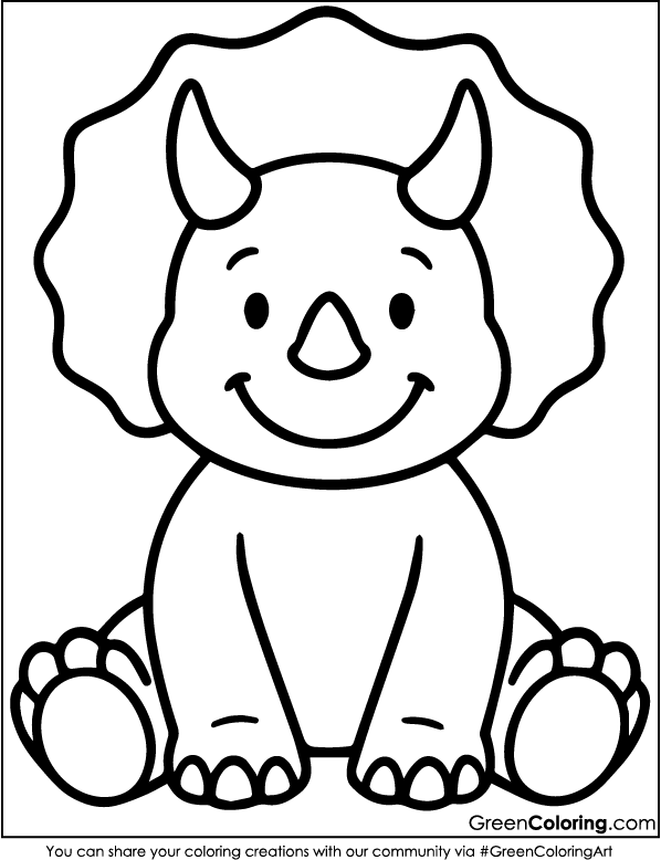 Dinosaur Coloring Pages Printable