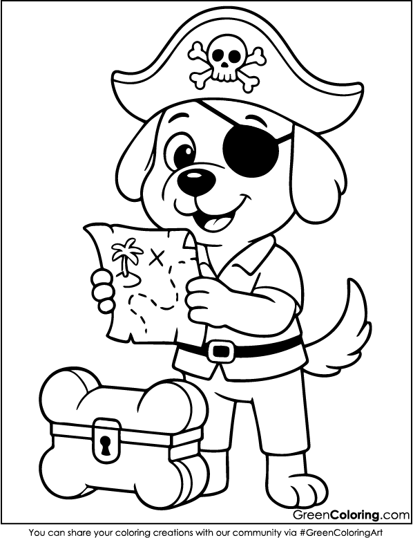 Download Free Printable Dog Coloring Pages PDF
