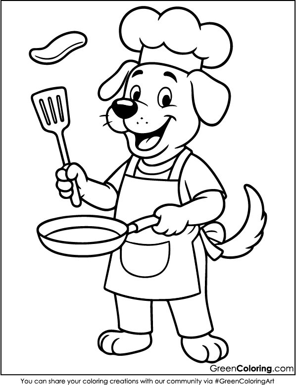 Download Free Printable Dog Coloring Pages PDF