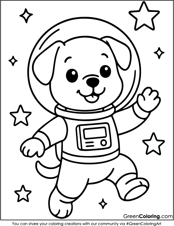 Download Free Printable Dog Coloring Sheets PDF