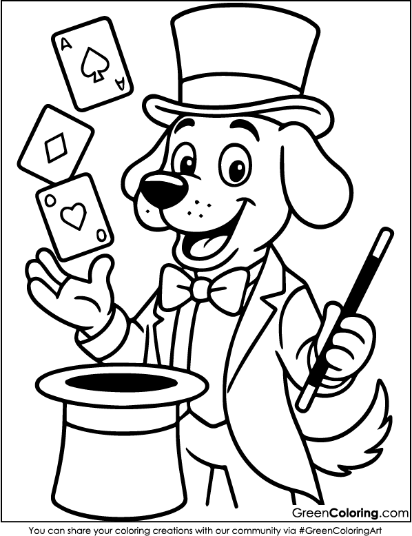 Download Free Printable Dog Coloring Sheets PDF