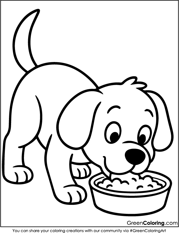 Free Printable Dog Coloring Pages PDF