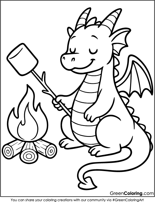 Dragon Coloring Pages