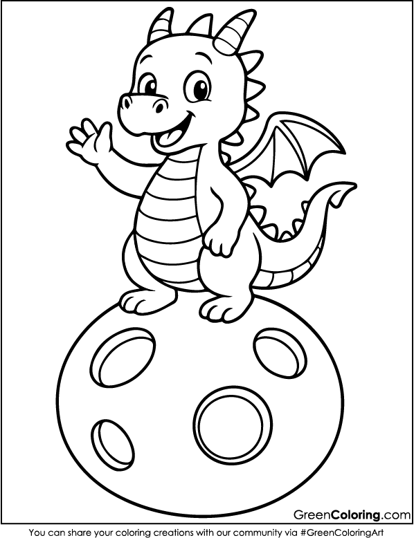 Dragon Coloring Sheets