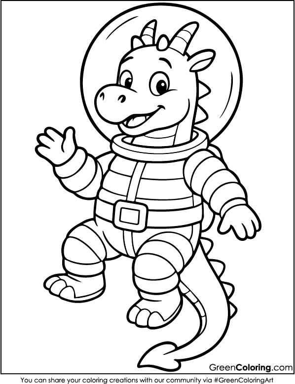 Dragon Coloring Sheets