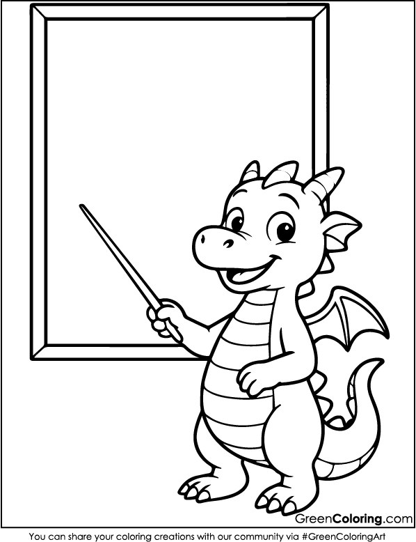 Dragon Coloring Page