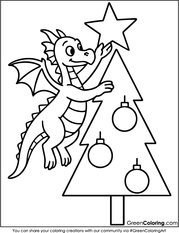 Dragon Coloring Page