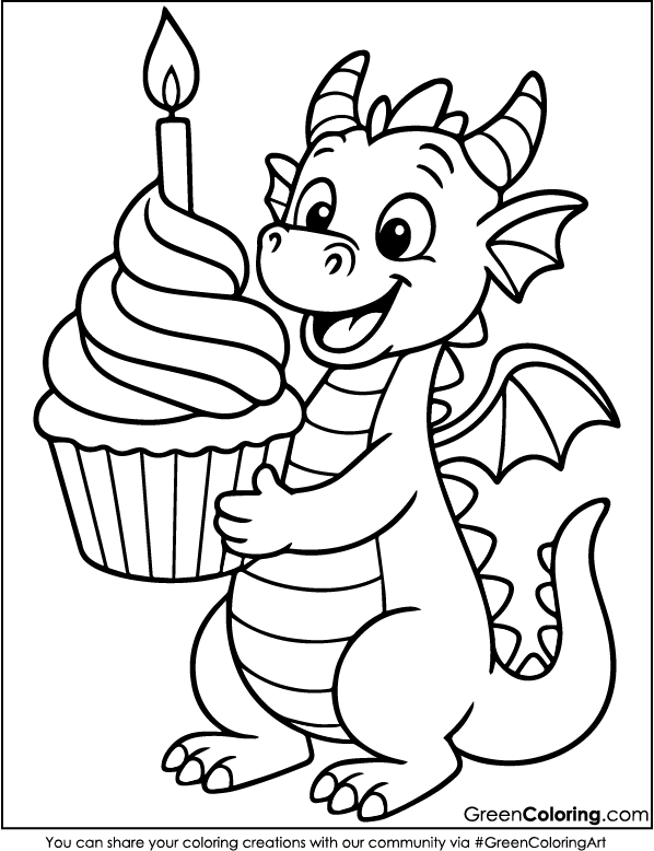 Dragon Coloring Page