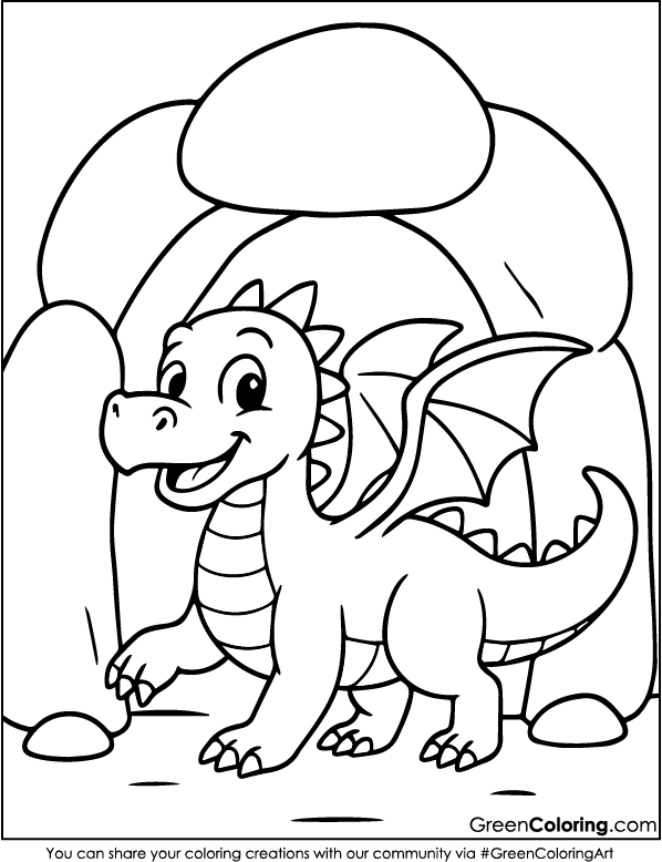 Dragon Coloring Pages