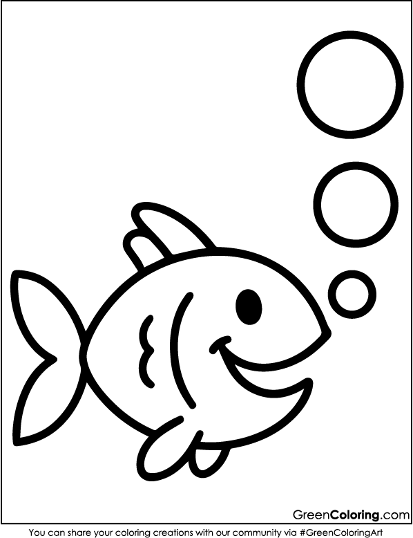 Fish Coloring Page