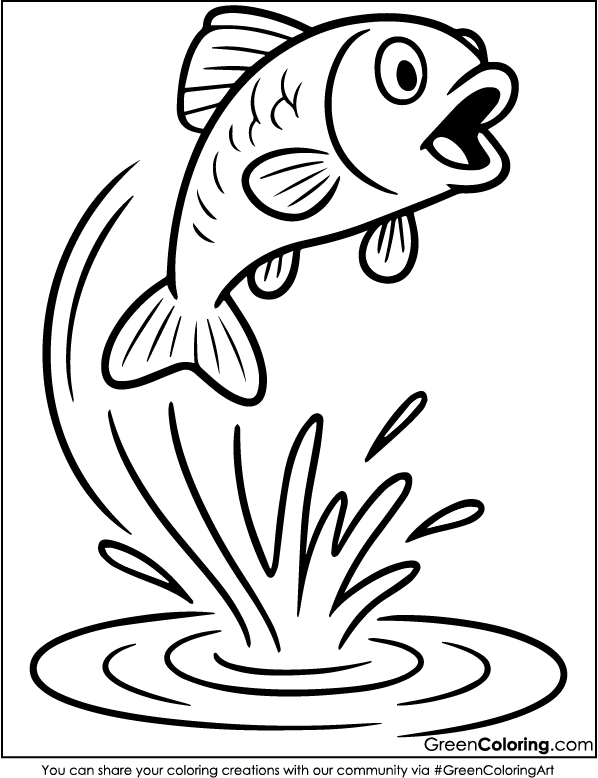 Fish Coloring Pages PDF