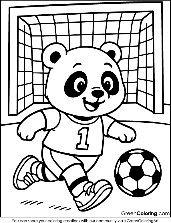 Download Free Printable Panda Coloring Pages PDF