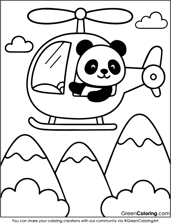 Panda Coloring Pages