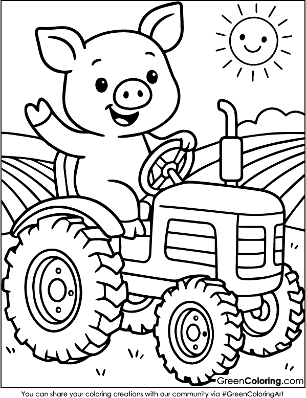 Pig Coloring Pages