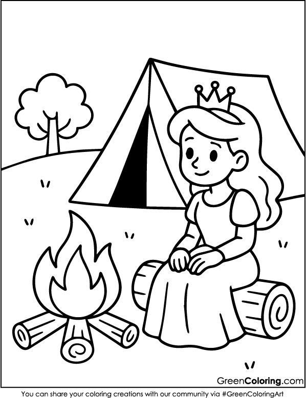 Printable Princess Coloring Pages Free