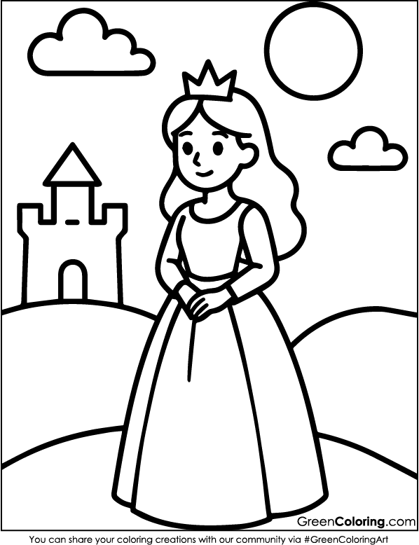 Princess Coloring Pages
