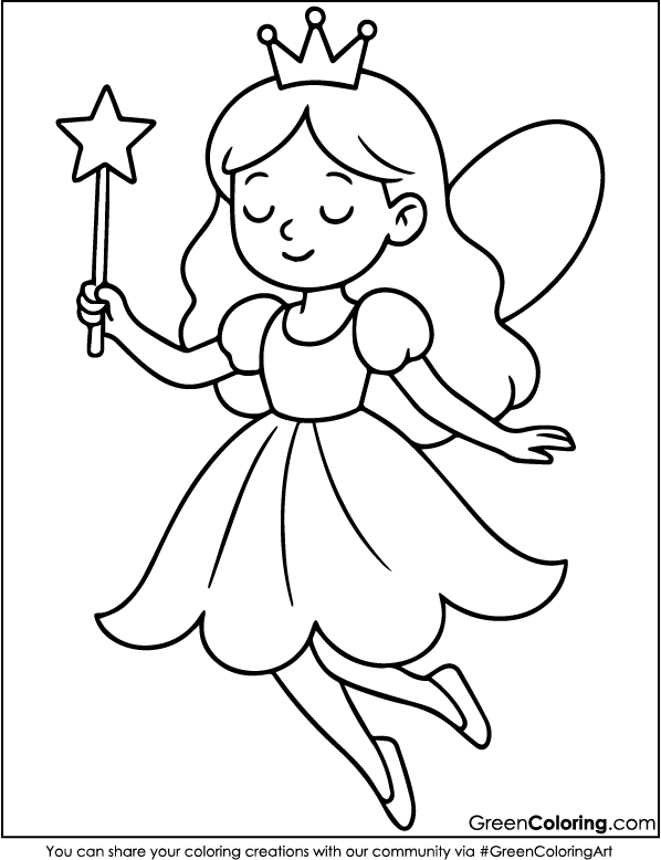 Printable Princess Coloring Pages PDF