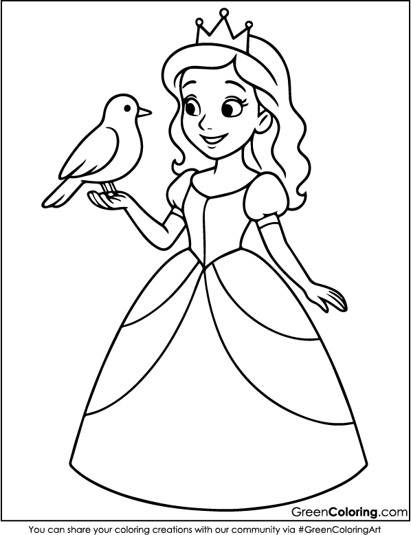 Princess Coloring Pages