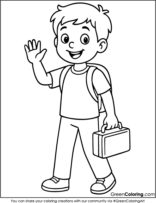 Printable Back to School Coloring Pages PDF