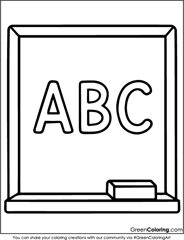 Download Free Printable Back to School Coloring Sheets PDF