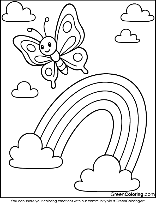 Download Free Printable Butterfly Coloring Sheets PDF