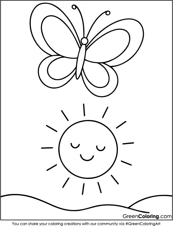 Butterfly Coloring Pages