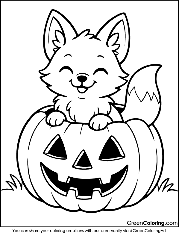Download Free Printable Fox Coloring Sheets PDF