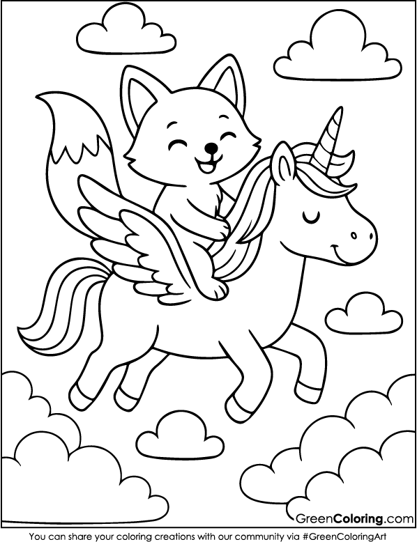 Fox Coloring Pages