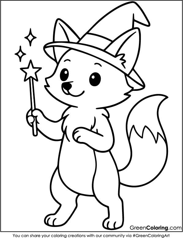 Fox Coloring Pages