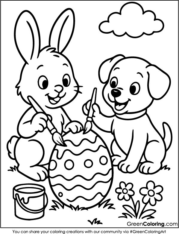 Easter Coloring Pages PDF