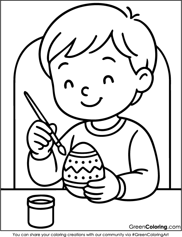 Download Free Printable Easter Coloring Pages PDF