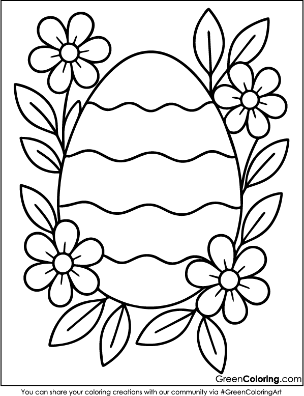 Download Printable Easter Coloring Pages PDF