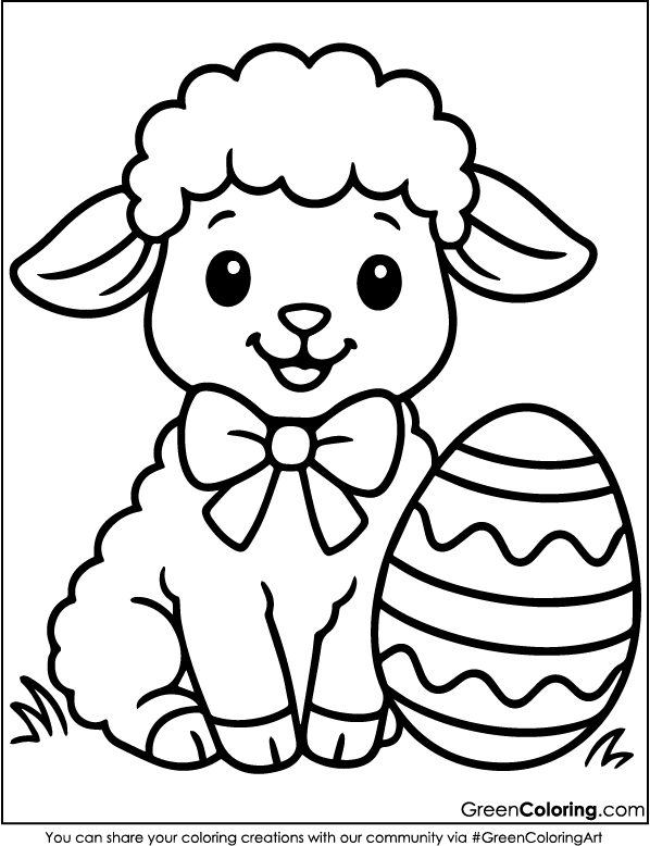 Download Free Printable Easter Coloring Sheets PDF