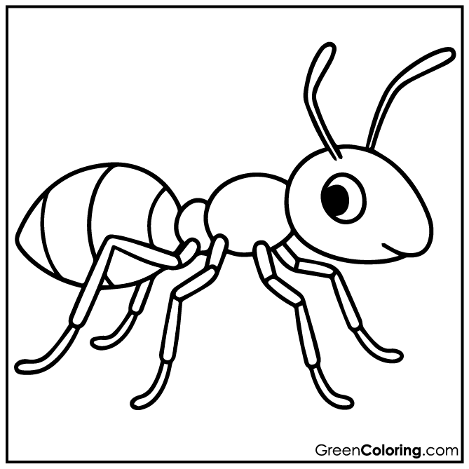 26 Ant Coloring Pages (Download Free Printable PDF)