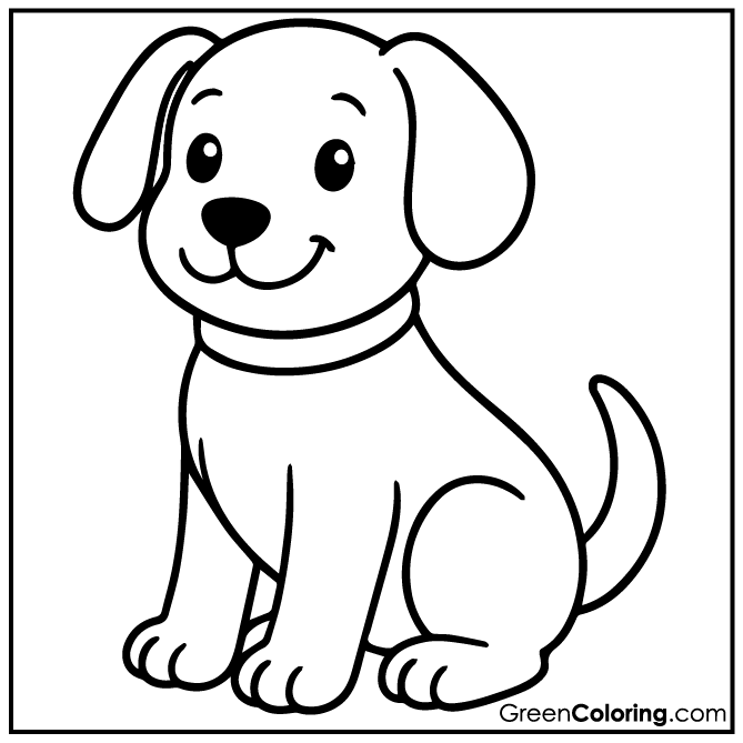 46 Dog Coloring Pages (Download Free Printable PDF)