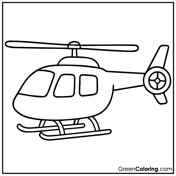 28 Helicopter Coloring Pages (Download Free Printable PDF)
