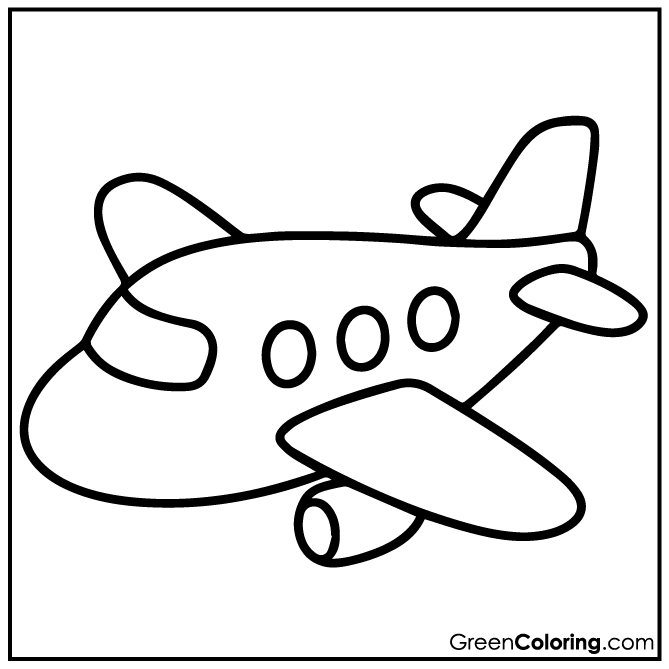 66 Airplane Coloring Pages (Download Free Printable PDF)