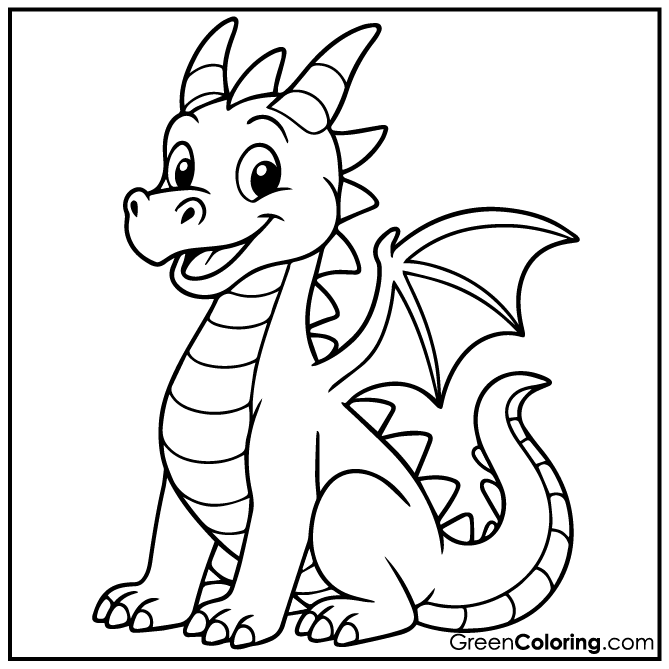 48 Dragon Coloring Pages (Download Free Printable PDF)