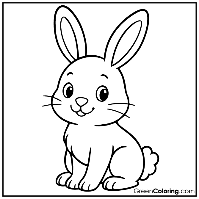 22 Rabbit Coloring Pages (Download Free Printable PDF)