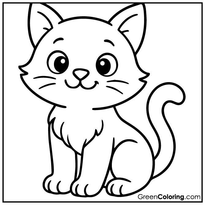 34 Cat Coloring Pages (Download Free Printable PDF)