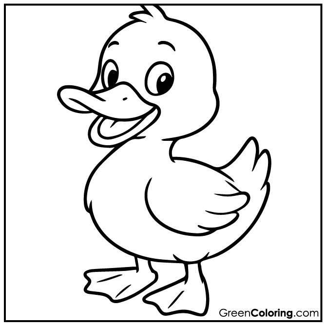 28 Duck Coloring Pages (Download Free Printable PDF)