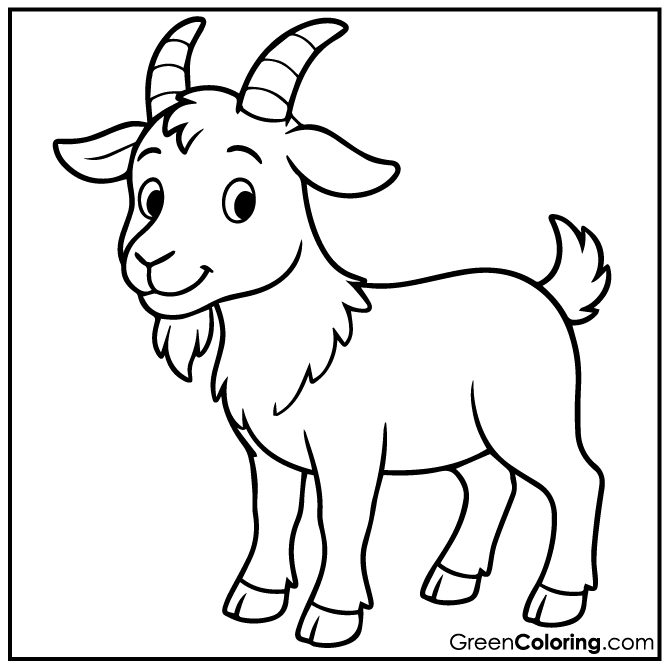 30 Goat Coloring Pages (Download Free Printable PDF)