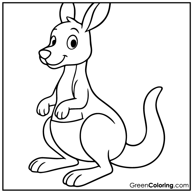 26 Kangaroo Coloring Pages (Download Free Printable PDF)