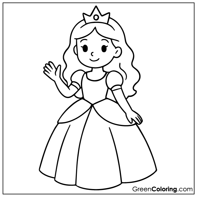 Printable Princess Coloring Sheets